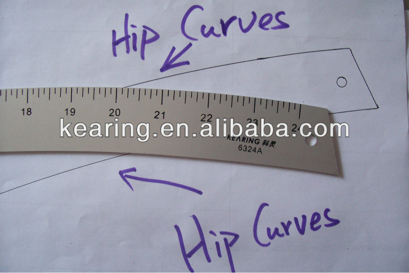 24inches curve stick - hip curves,vary form curve ruler, #6324a