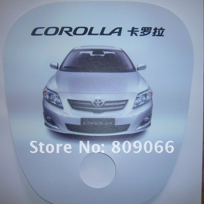 black 7pcs promotion PP promotional fold fan black 7pcs promotion PP promotional fold fan
