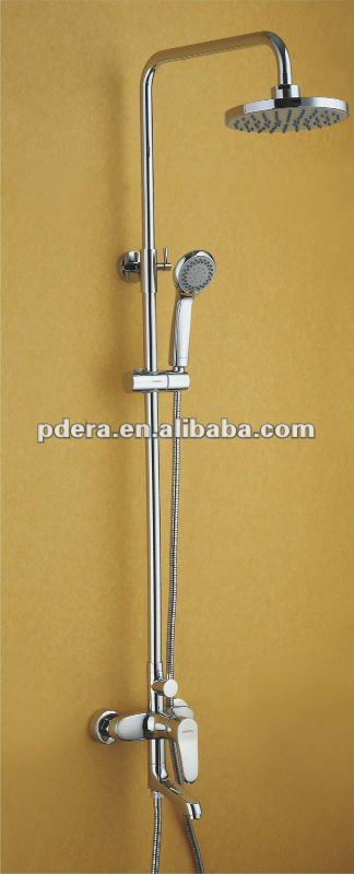 brass square shower set