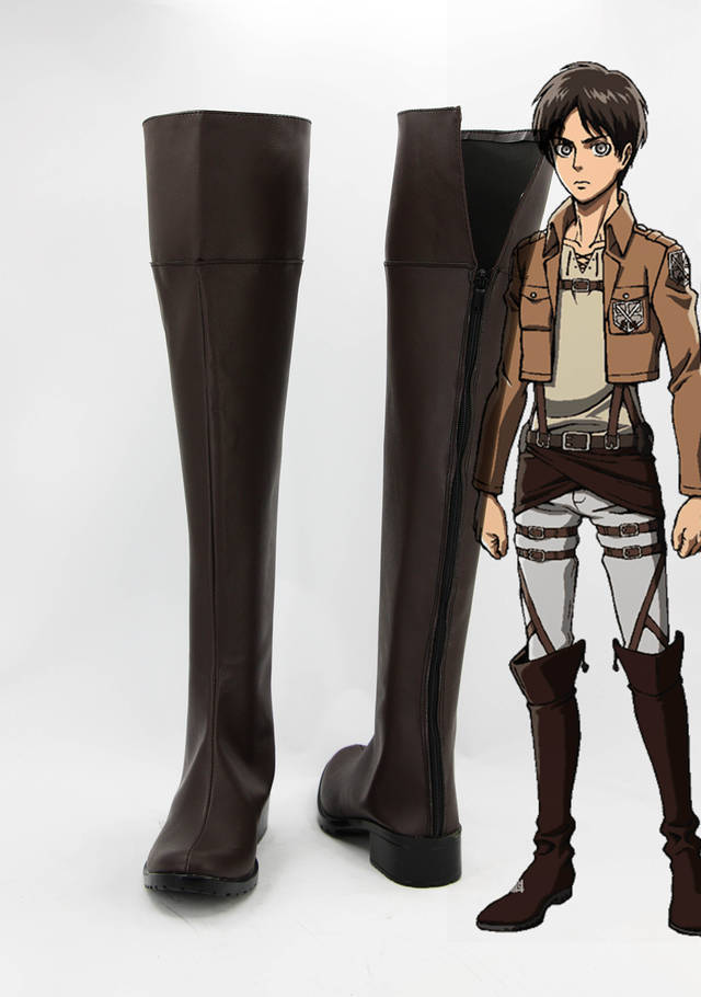 New Anime Attack on Titan Cosplay Shoes Boots