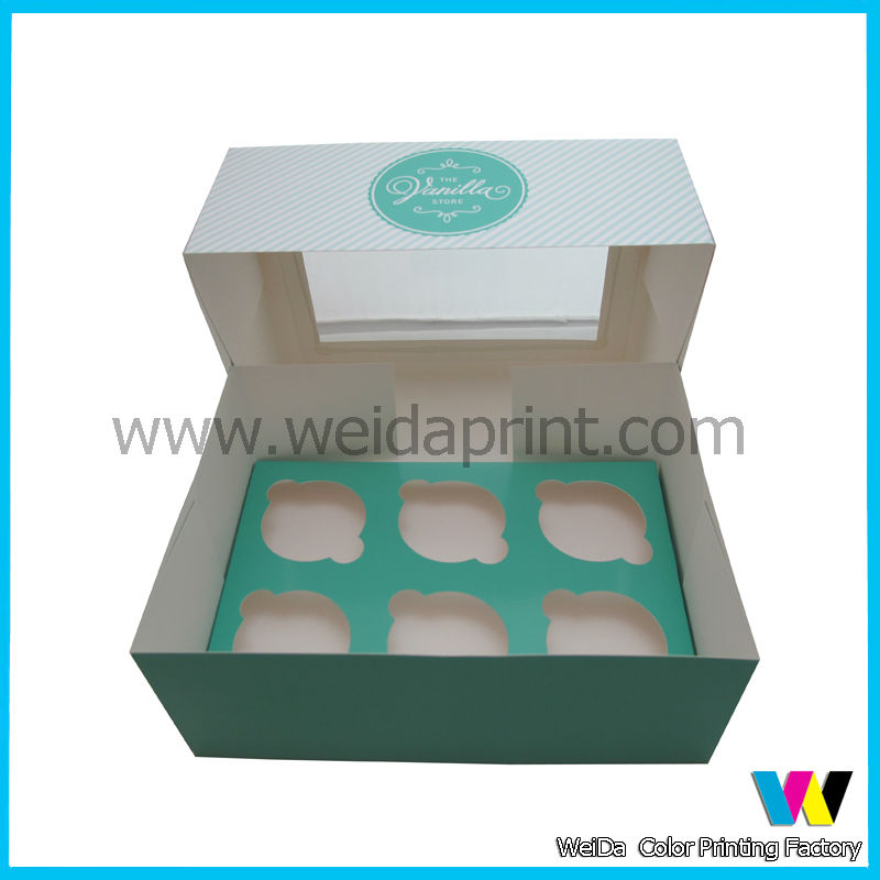 recycles cupcake box,custom made cake decorations