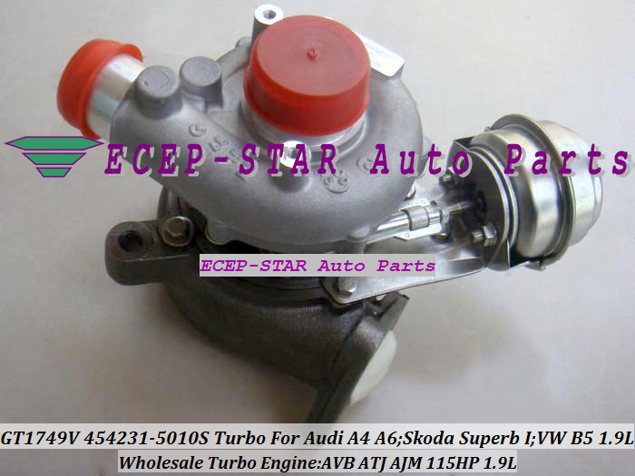 GT1749V 454231 454231-5010S Turbocharger For Audi A4 A6 Skoda Superb I Volkswagen B5 AVB ATJ AJM 101HP 115HP 1.9L (3)