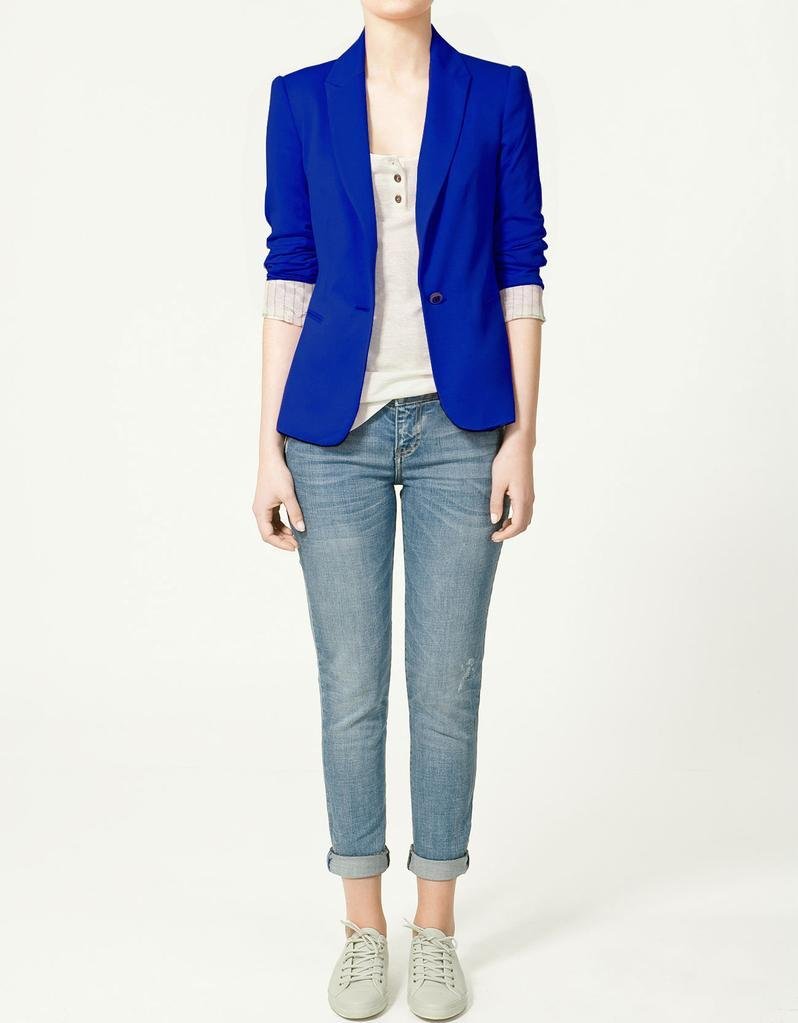Free Shipping 2012 New Arrival Women Suit with Pink, Orange Colors, Made of Cotton & Spandex with Lining, Vogue, Refresh WW1805