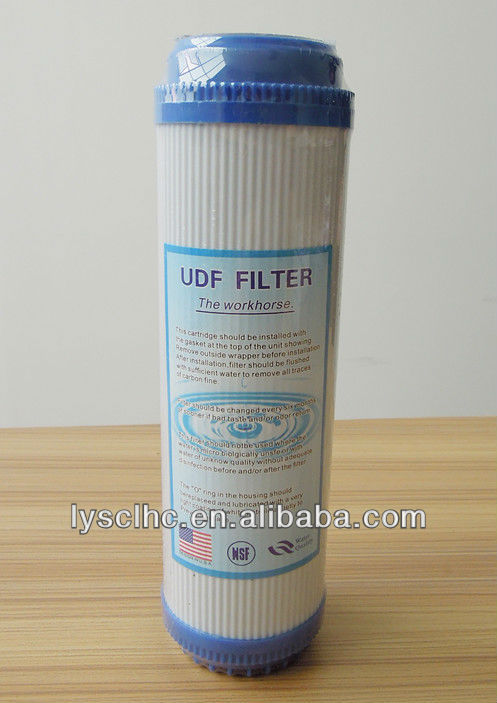 UDF water cartridge filter / water filtration cartridge on sale
