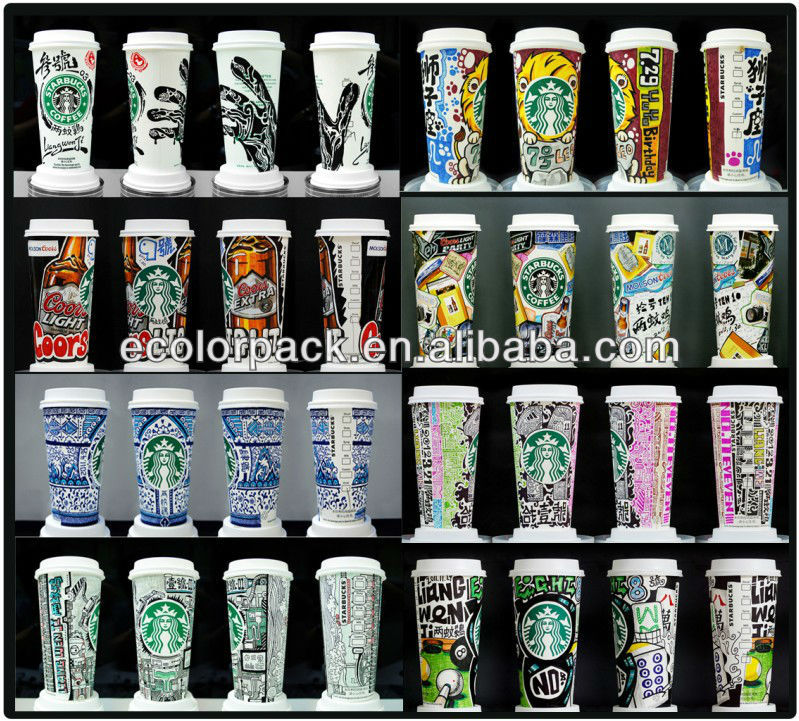 Wholesale colorful custom single wall paper cup