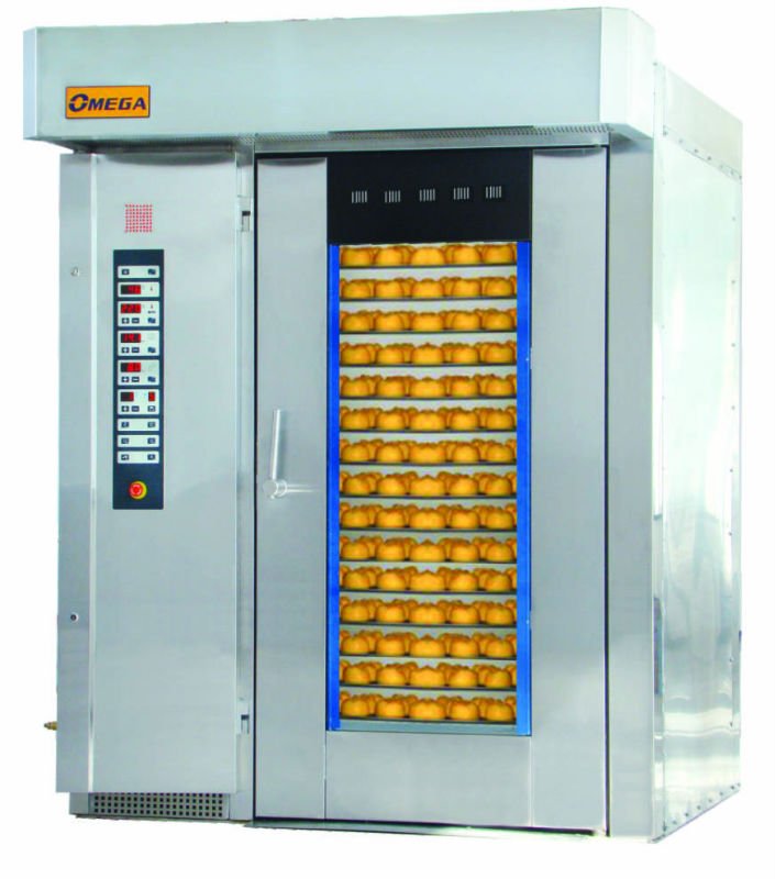 Big Rotary gas bread baking oven for sale ( manufacturer CE&ISO9001)