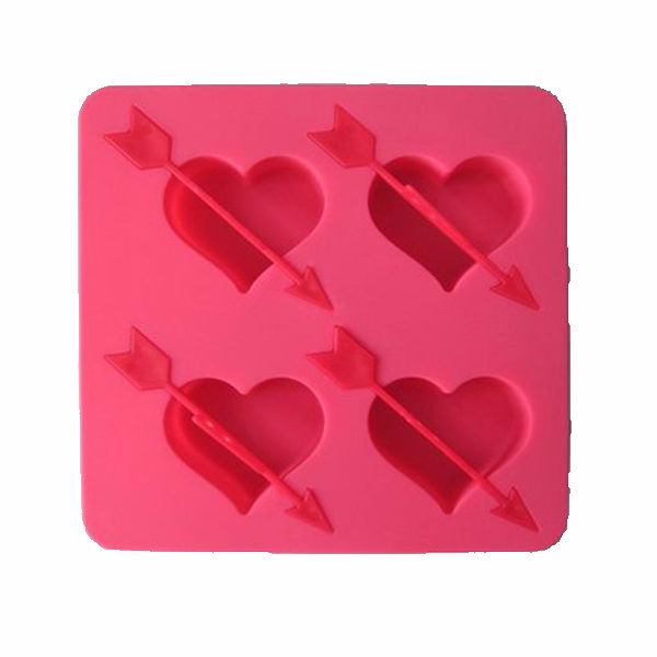 Heart Shape Silicone Chocolate Soap Cake decorating Mold Mould Tray Pan Maker china manufacture