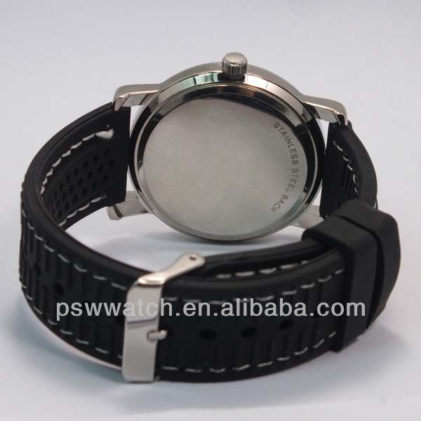 2014 new silicone bracelet alloy wrist watch