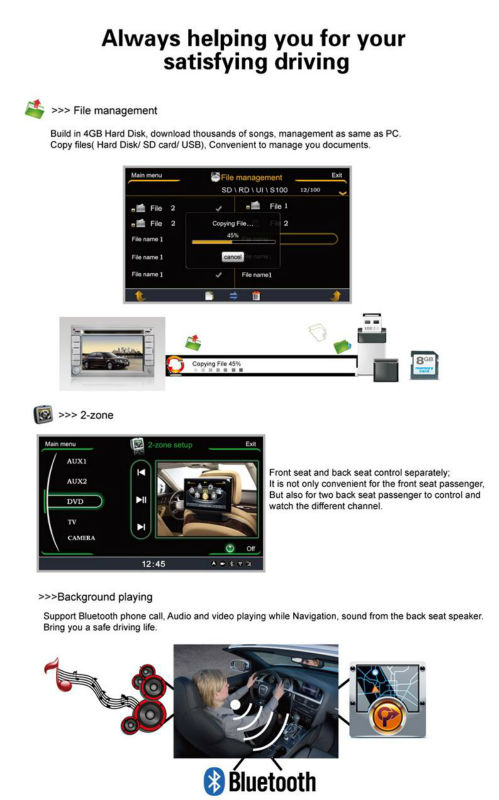 Witson用の車のgpsシステム起亜k2/リオと20111.6ghzの周波数dvrサポートram8gbフラッシュブルートゥースgpswifi3g問屋・仕入れ・卸・卸売り