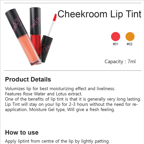 Cheekroom Lip Tint( Korea Brand)問屋・仕入れ・卸・卸売り