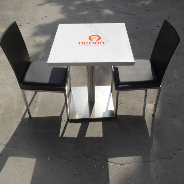 食堂のテーブル固体表面/アクリルテーブル固体表面/固体表面食堂のテーブルと椅子問屋・仕入れ・卸・卸売り
