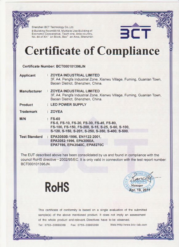 熱い販売2014年ce・rohs指令が承認されたledtransformator100w問屋・仕入れ・卸・卸売り