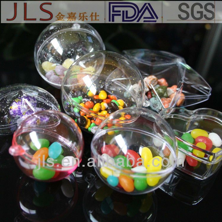 プラスチック製の丸いボールとpsための中心の形のキャンディーの包装ボックス仕入れ・メーカー・工場