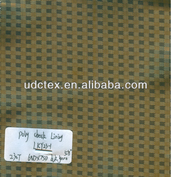 100% polyester herringbone lining fabric