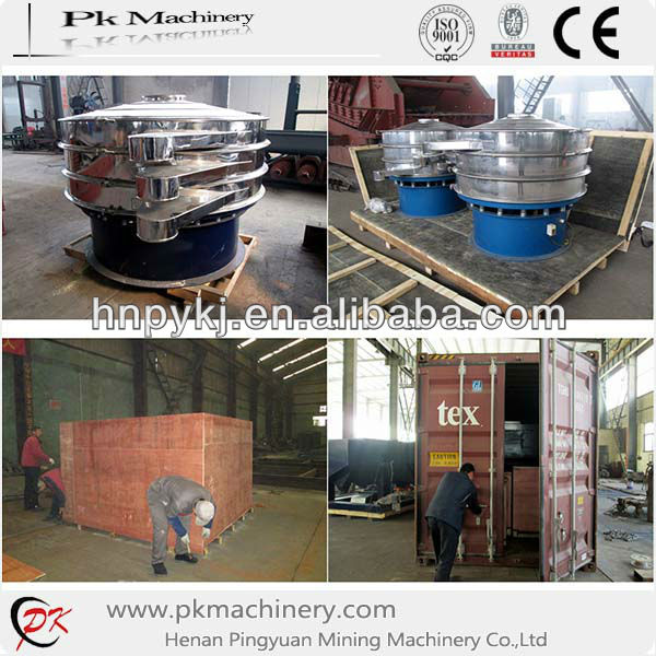 High precision vibrating sifter machine for corn starch