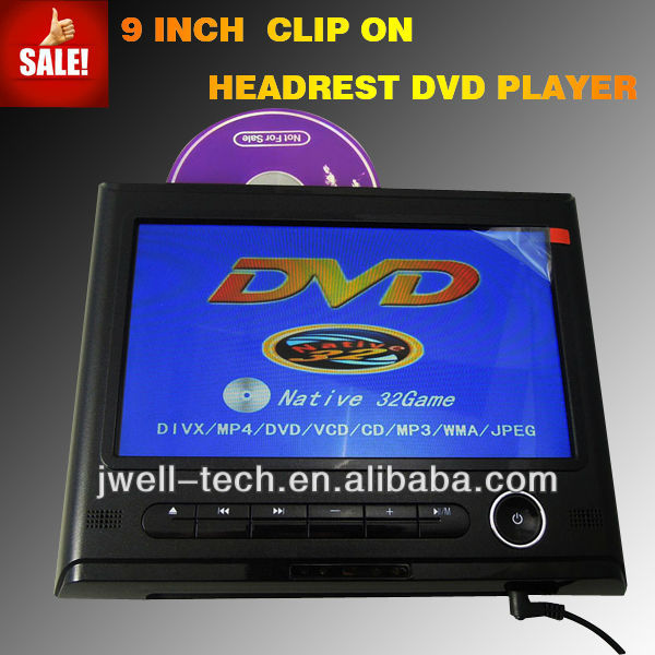 人気の9インチスーパーgloble起亜dvdプレーヤーヘッドレスト32ビットとゲームと支援1080hdvedioの問屋・仕入れ・卸・卸売り