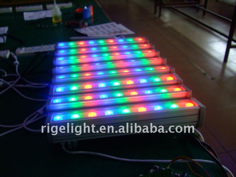 hot selling outdoor 27*1W 3CH ip65 LW04B wall washer&led bar,led stage,lamp,cable