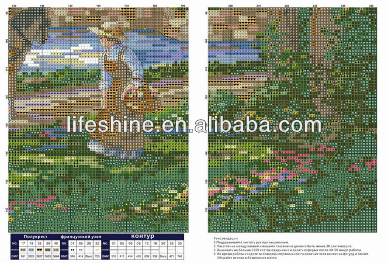 冬の摂餌レーンドームクロスステッチハンドメイド刺繍クロスステッチキット仕入れ・メーカー・工場