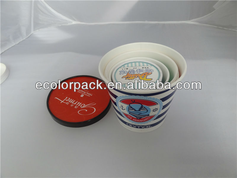 Disposable Plastic Ice Cream Cups Frozen Dessert Supplies