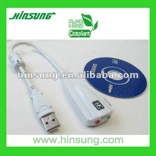 USB 2.0事実上の7.1は可聴周波サウンドカードのアダプターを運ぶ問屋・仕入れ・卸・卸売り