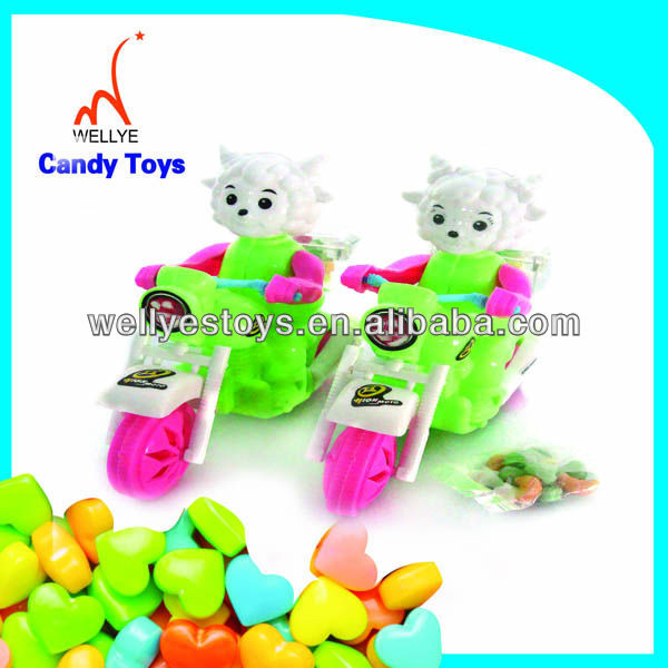 pull back sheep toy car toy candy