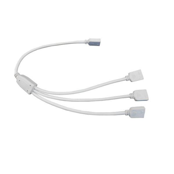 Free Shipping 10M 5050 RGB waterproof Flexible Strip tape 30led/Meter + IR 24 key controller + 1 to 3 rgb connector + DC cable