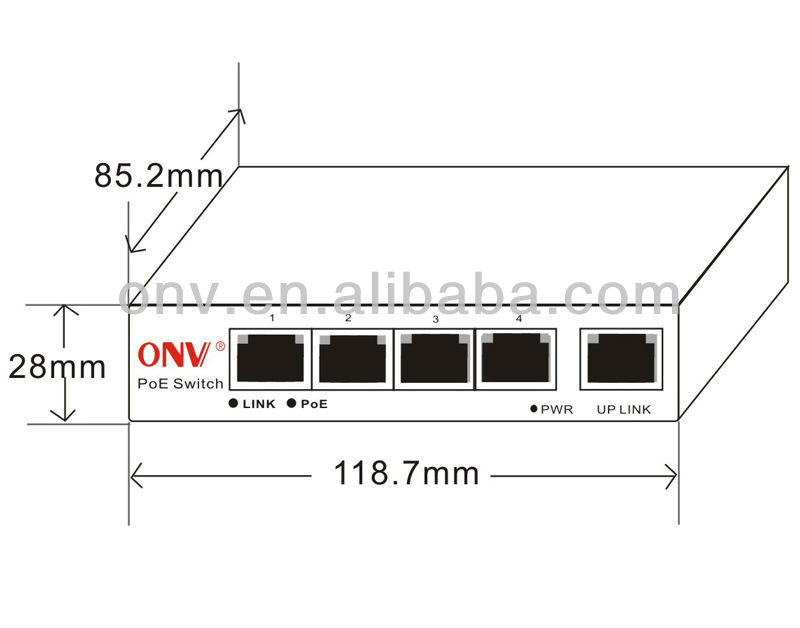 4チャンネルipカメラpoeスイッチsurvelliancecctv用問屋・仕入れ・卸・卸売り