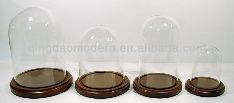円形のガラスドーム、 ベルジャーガラス、 ガラスのドームカバー問屋・仕入れ・卸・卸売り