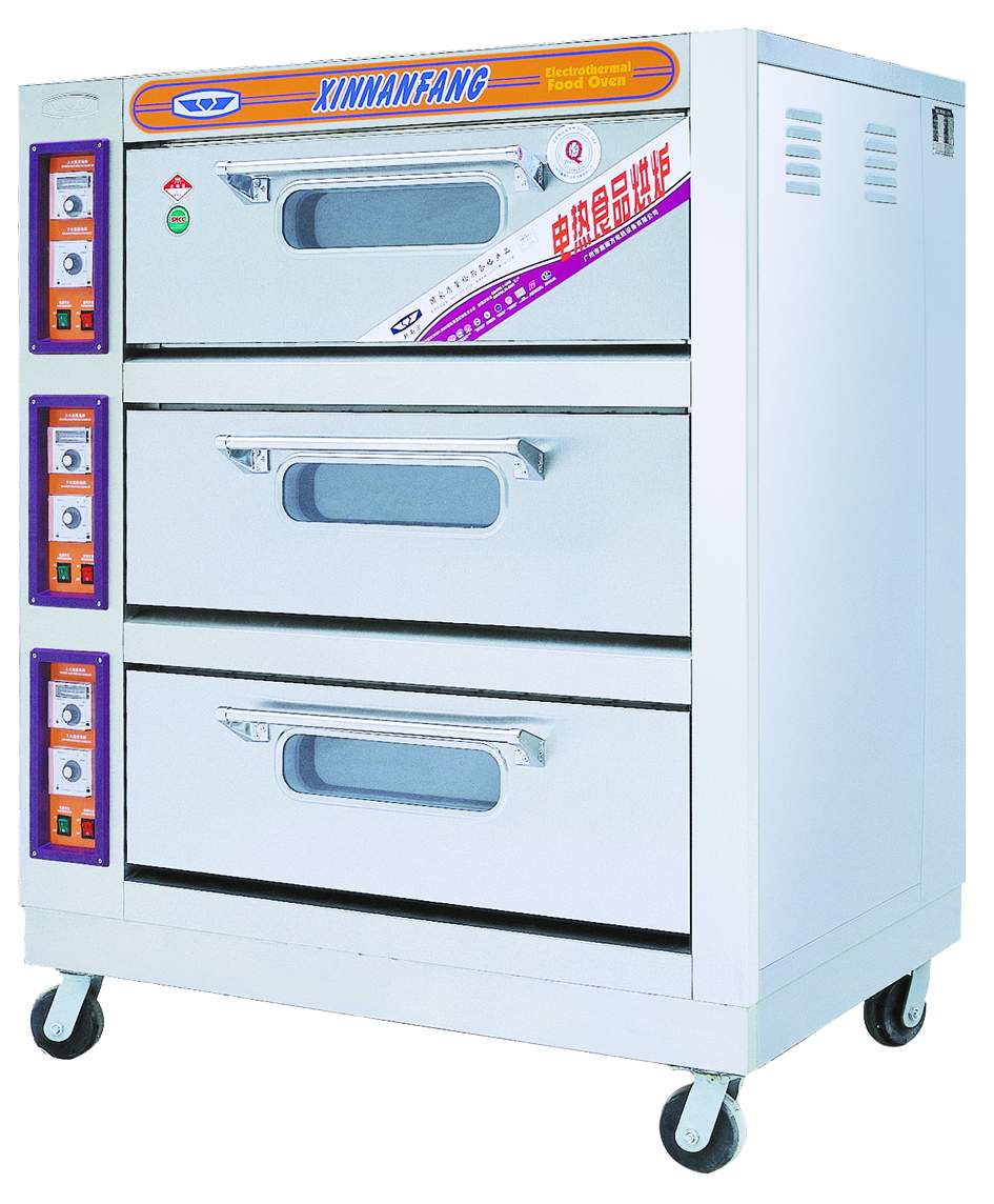 Hot Sale most durable Electric Deck Oven3 decks 6 trays,China