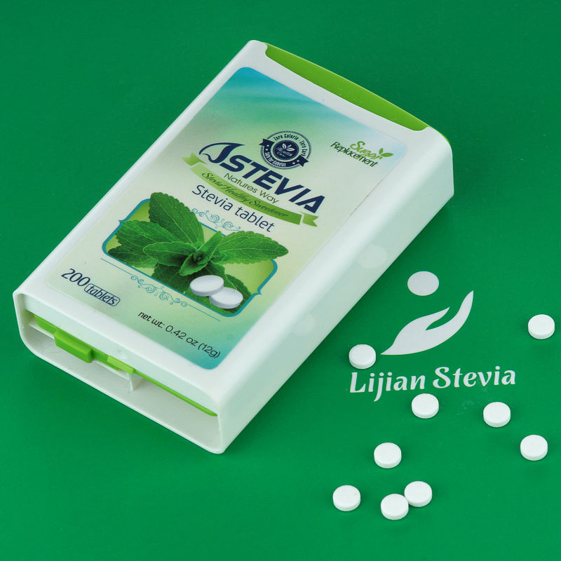 Sugar free stevia tablet,China Lian Stevia price supplier 21food