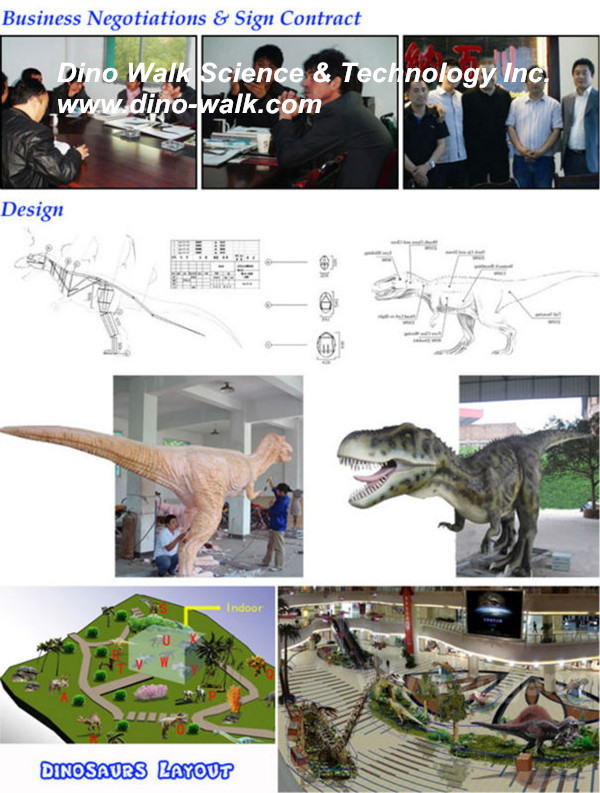 博物館のシミュレーション恐竜のための手作りの高規格問屋・仕入れ・卸・卸売り
