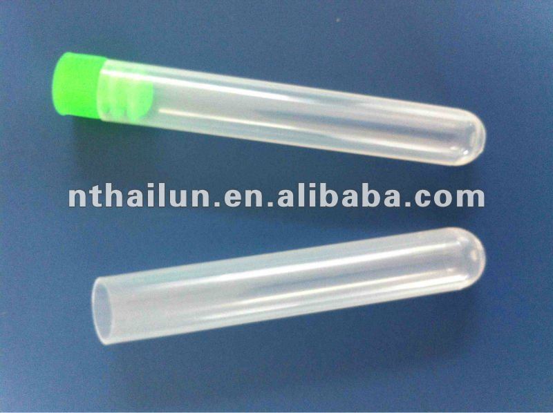 Tubo de ensaio plastico