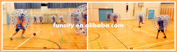 Golden new game- Inflatable bubble football/soccer bubble ball