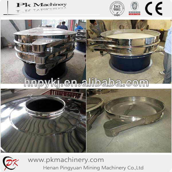 High precision vibrating sifter machine for corn starch