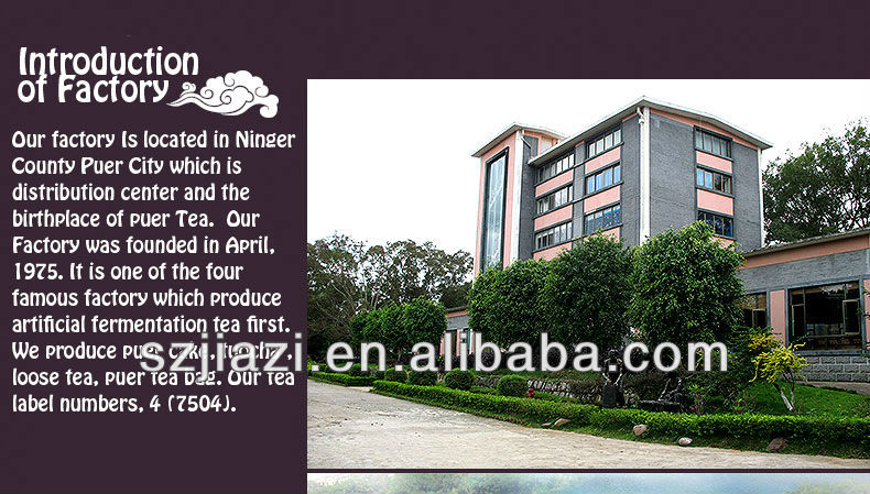 Raw Puer green tea brand names