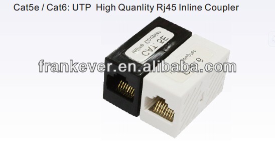 Cat5e/cat6utp高品質rj45インラインカプラー仕入れ・メーカー・工場