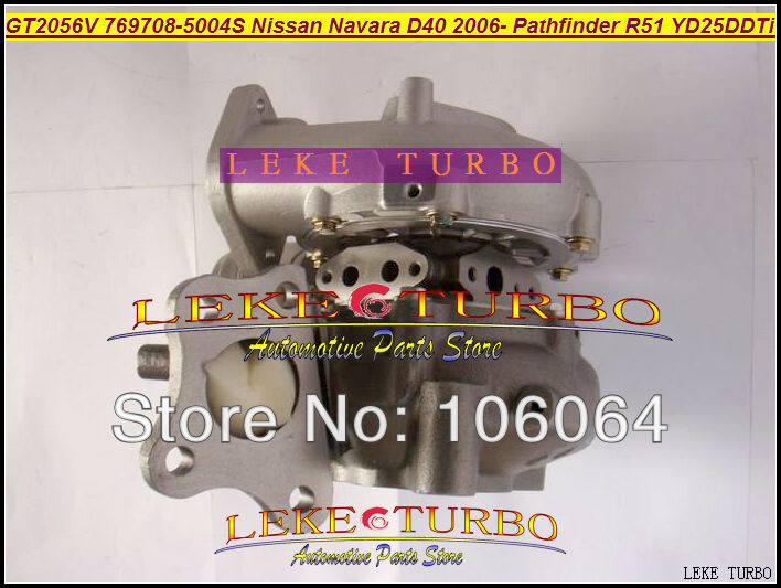 GT2056V 769708-5004S 14411-EC00B NISSAN Navara D40 2006- Pathfinder R51 YD25 YD25DDTi 2.5L 171HP turbocharger (1)