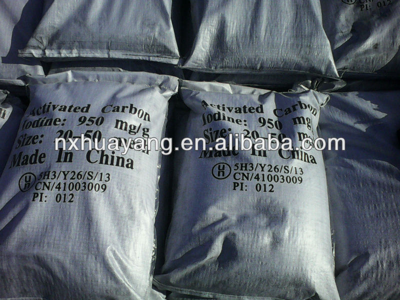 4x8 mesh granular coconut shell activated carbon for potable water treatment