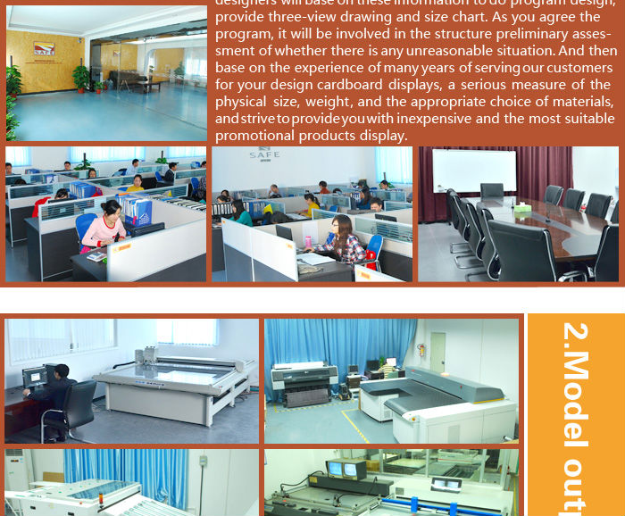 Custom made CMYK printing counter display unit for chocolate bars