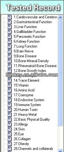 2013 Original New arrival! Latest Quantum analyzer magnetic health care products