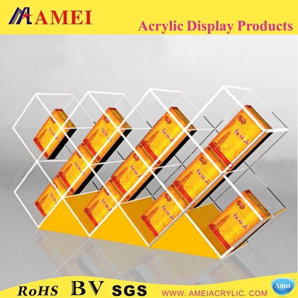 customized acrylic display rack/clear acrylic lollipop display rack