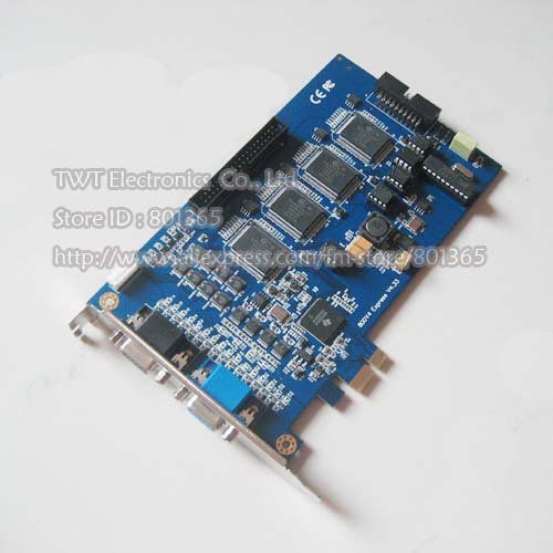 New GV-800 V4 PCI card come with V8.4 software GV800 CCTV DVR card GV card WIn 7 64bit