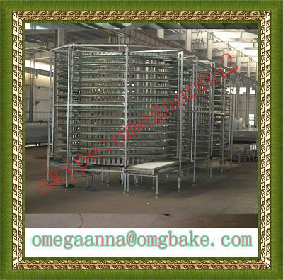 Cooling system omega bakery machinery