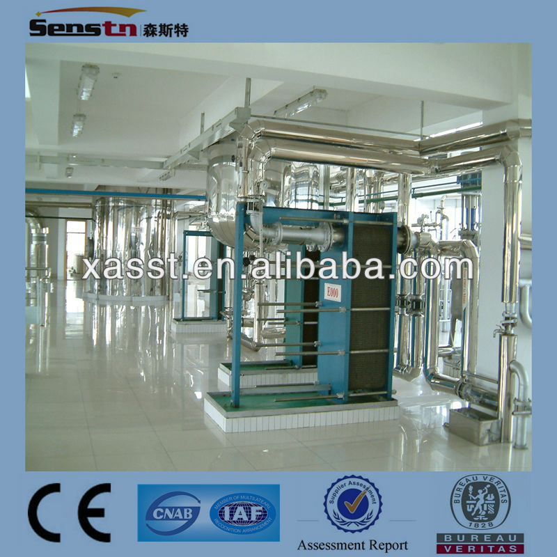 Continuous (24h) turn-key basis animal oil refinery plant