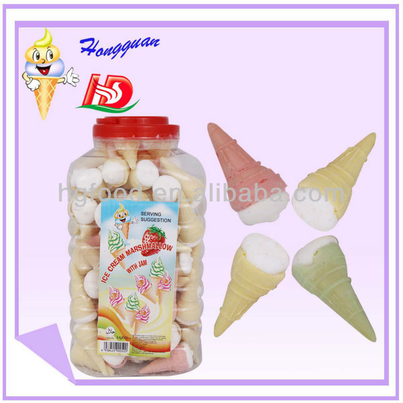 Marshmallow candy pop all over