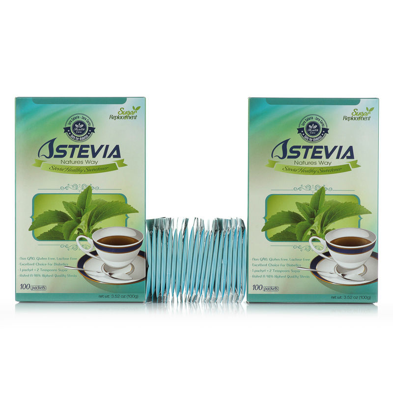 1 little bag equal two teaspoon sugar stevia sweetner