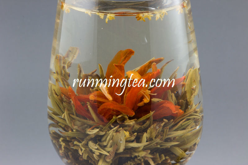 Dang Gui Piao Xiang(Lily osmanthus ball green blooming tea RMT-BMG012) EU STANDARD