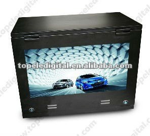 21.5" outdoor pump screen lcd advertising display tv double screen outdoor digital signage for gas and petrol station pump top