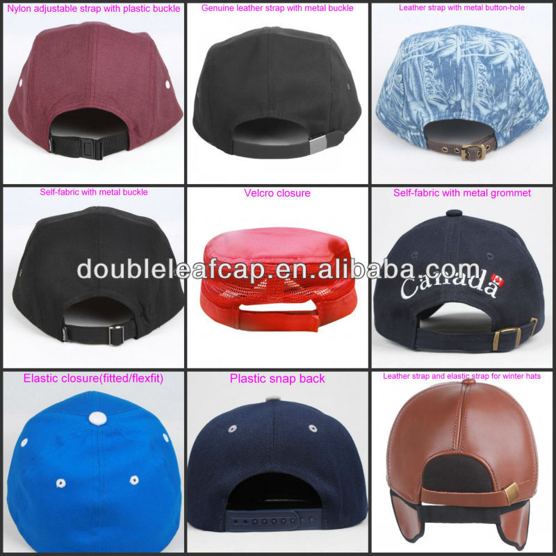 カスタム革パッチ 6 パネル strapbacks キャップ スナップ バック帽子仕入れ・メーカー・工場