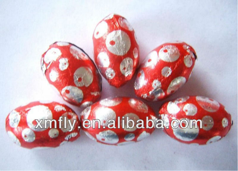 Easter Egg Shaped Decaffeinated chocolate candy